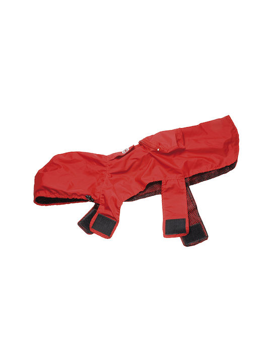 Record Wasserdichter Hundemantel Rot Tasche S 40-56cm