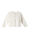 Kids Cardigan Cotton White