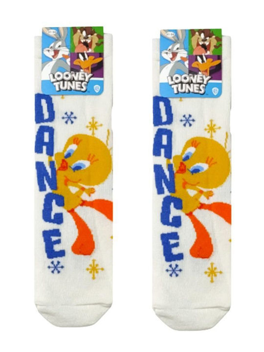 Looney Tunes Παιδικές Κάλτσες άσπρο
