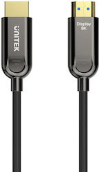 Unitek HDMI 2.1 HDMI male - HDMI male 30m Μαύρο