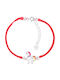 Bellita Einhorn Armband Rotes Band