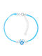 Bellita Kinderarmband Krone Blaues Band