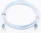 Supra USB 3.2 Cable USB-C male - USB-C 100W PD Λευκό 1m