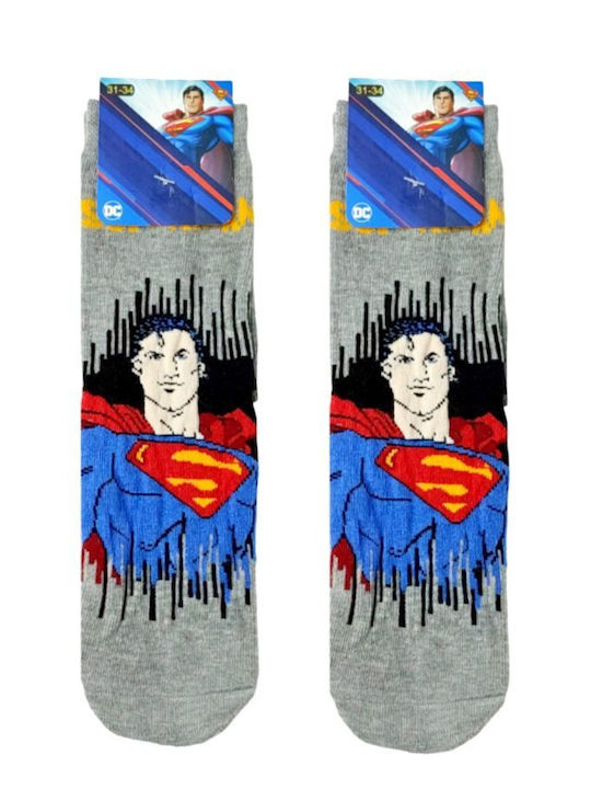 Disney Kids' Socks Superman Grey