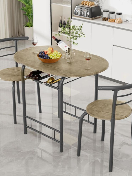Sufragerie Travis 3buc Natural 85x24buc