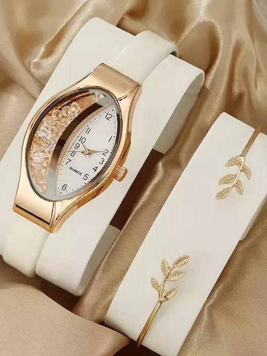 Ρολόι Quicksand Oval Pointer Quartz Casual Ρολόι Quicksand Oval Pointer Quartz Casual