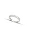 Themelidis Jewels Γυναικείο Δαχτυλίδι Μισόβερο με Ζιργκόν από Λευκόχρυσο 14Κ