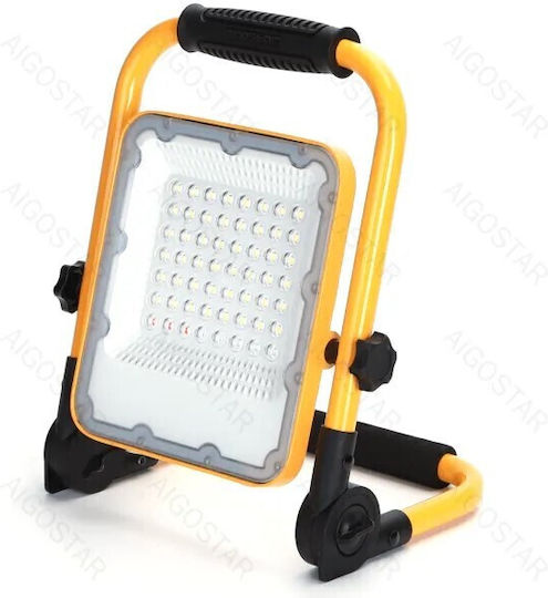 Aigostar Προβολέας Εργασίας Επαναφορτιζόμενος LED IP65 με Φωτεινότητα έως 1000lm
