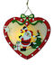 AGC Illuminated Christmas Figure Heart Height 15cm 2pcs