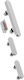 Clappio Power Volume Mute Button Iphone 13 13 Mini White