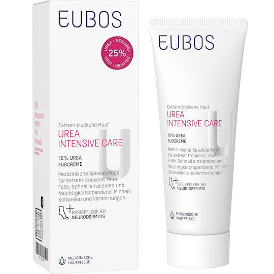 Eubos Urea Intensive Care Feuchtigkeitsspendende Creme Zur Wiederherstellung Für Rissige Fersen Mit 10% Harnstoff 100ml