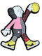 Dekorative Crocs Kaws X Nike Dunk