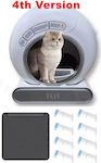 Litter Cat Toilet Self-cleaning White