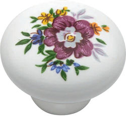 Import Hellas Knob Furniture made of Porcelain PORCELAIN D32mm 3054-2 1pcs