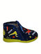 Kinderhausschuhe Stiefel Blau