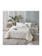 Charalambidis Textiles Bettbezug Einzelbett 160x220cm Ecru 750 GSMGsm