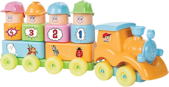 Construction Set Pilsan My First Train 33 Pieces