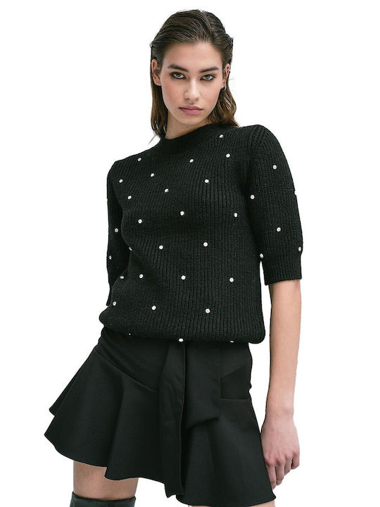 Tailor Made Knitwear Damen Pullover Black