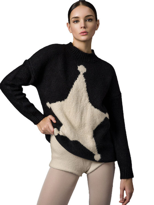 Damen Pullover Black