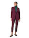 Passager Women's Blazer Burgundy