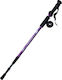 Telescopice Baston de trekking din aluminiu 1 buc Violet