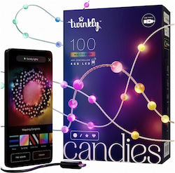 Twinkly Candies Smart Garland Lights LED 6m with 100 Lamps