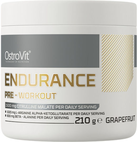 OstroVit Endurance Предтренировъчен Женшен и Глицерол 210 Грама Грейпфрут