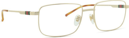 Gucci Мъжки Металик Рамки За Очилa Златист GG1678O 005