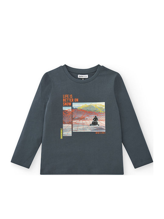 Kids' Shirt Long Sleeve Blue