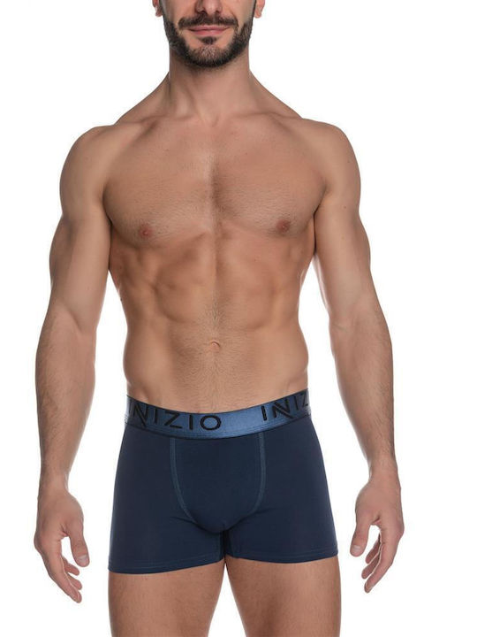 Inizio Herren Boxershorts Blue/Denim 1Packung