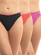 Γυναικεία Brazil 3Pack black-coral-purple