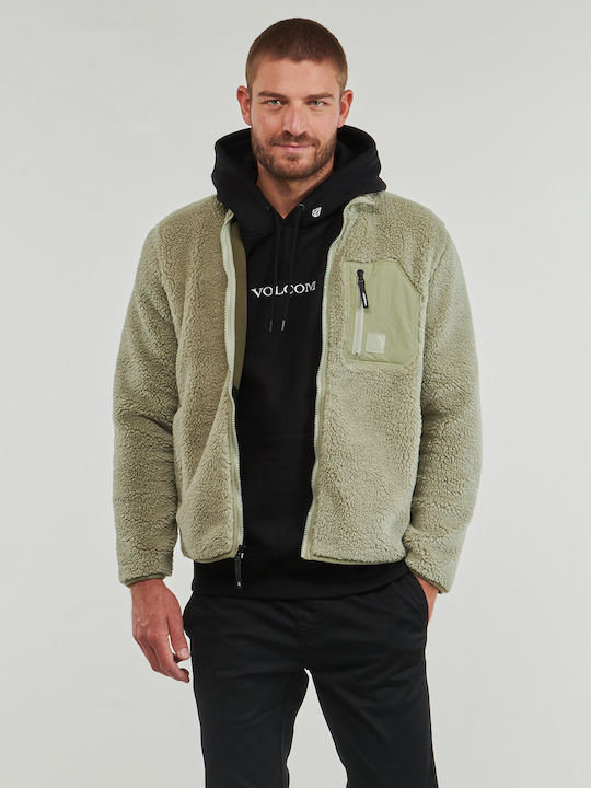 Volcom Muzzer Fuzzar Ανδρική Ζακέτα Πράσινη