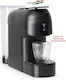 Espressocap Alba Pod Coffee Machine Espresso Cap Pressure 19bar Black