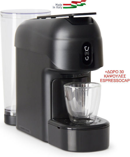 Espressocap Alba Pod Coffee Machine Espresso Cap Pressure 19bar Black