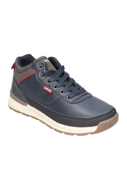Levi's Ascot Kids Boots with Laces Blue