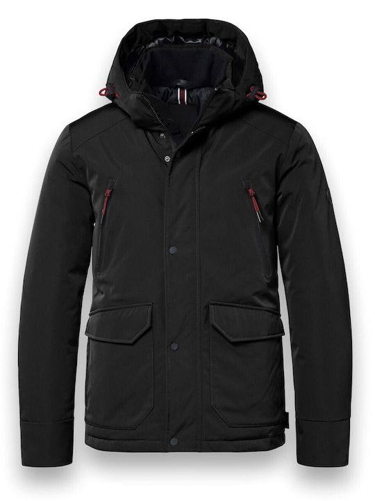 District Μπουφάν Softshell Μαύρο