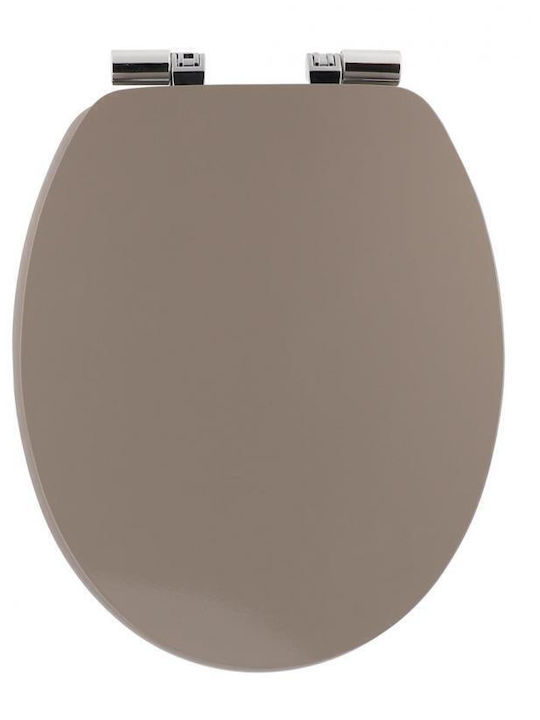 Atmosphera Capac WC Închidere lentă Plastic 46x37.5cm Gri