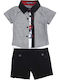 Kids' Set with Pants Summer 3pcs Black