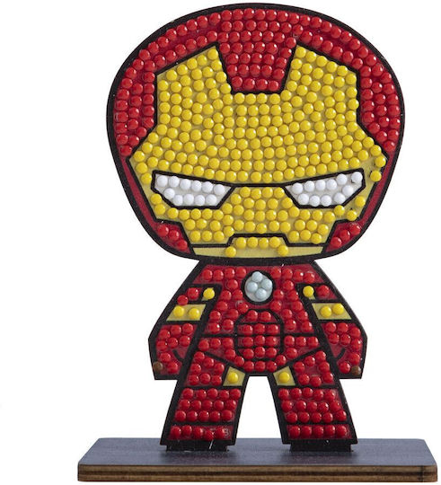 Set Pictură cu Diamante Craft Buddy Crystal Art Buddies Iron Man 7 Piese