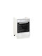 Lower Oven Cabinet Alba Gloss 60x52x82cm