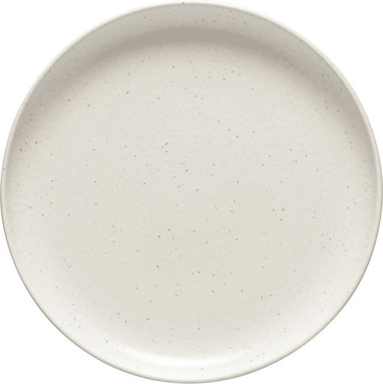 Costa Nova Pacifica Serving Plate Shallow Ceramic White with Diameter 16cm