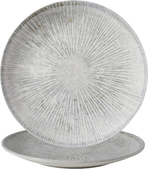 Güral Porselen Plate Shallow made of Porcelain White with Diameter 27cm
