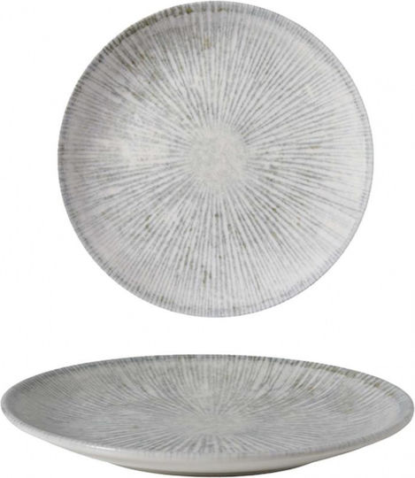 Güral Porselen Plate Shallow made of Porcelain White with Diameter 21cm