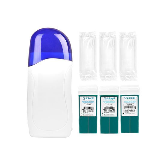 Activeshop Hair Removal Wax in Roll-On for Face & Body for Sensitive Skin 170gr 3pcs