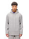 Sweatshirt with Hood Grey Melange