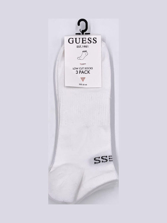 Guess Ανδρικές Κάλτσες Pure White