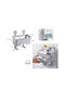 ForHome Wall Mounted Bathroom Shelf Plastic 28x14.5x12.3cm