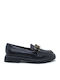 Girls Patent Leather Moccasins Black