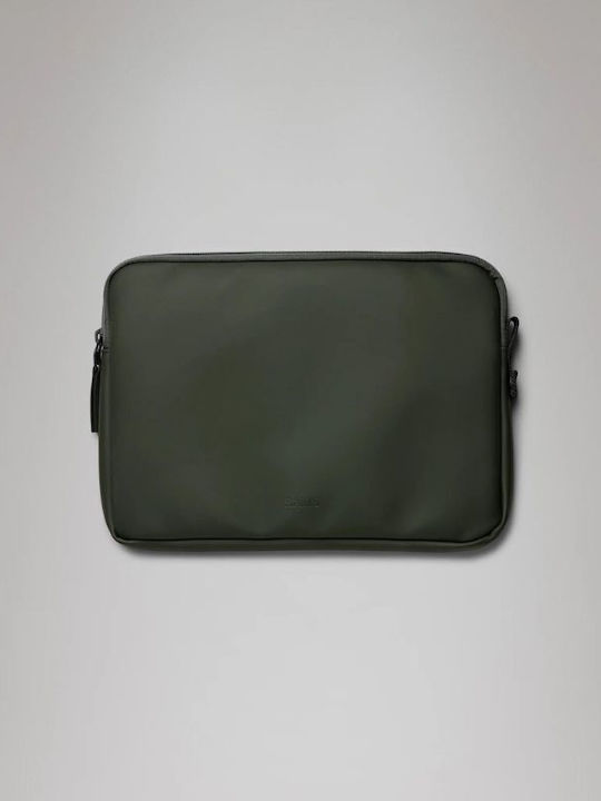 Rains Αδιάβροχη Θήκη για Laptop 13" σε Πράσινο χρώμα 10160-04