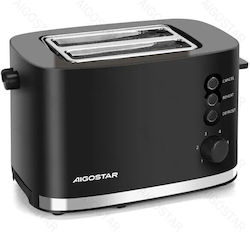 Aigostar MRE 5311469 Тостер Двуместна 800W Черен